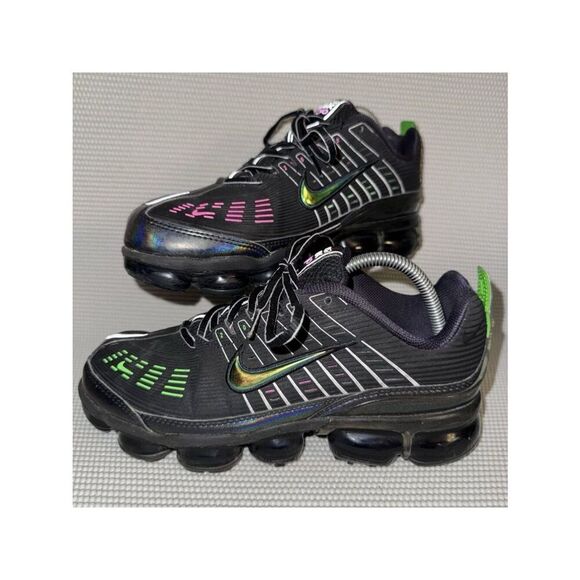 Nike Air VaporMax 360 Black Green Pink Iridescent Athletic Sneakers Shoes Mens 9 main image 5